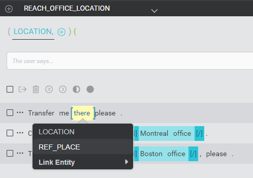 Anaphora select type