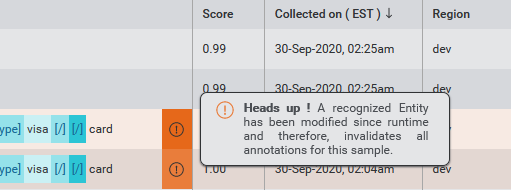 Discover invalid entity