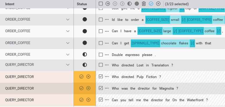 Optimize samples bulk operations